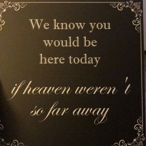 Wedding decor with stand